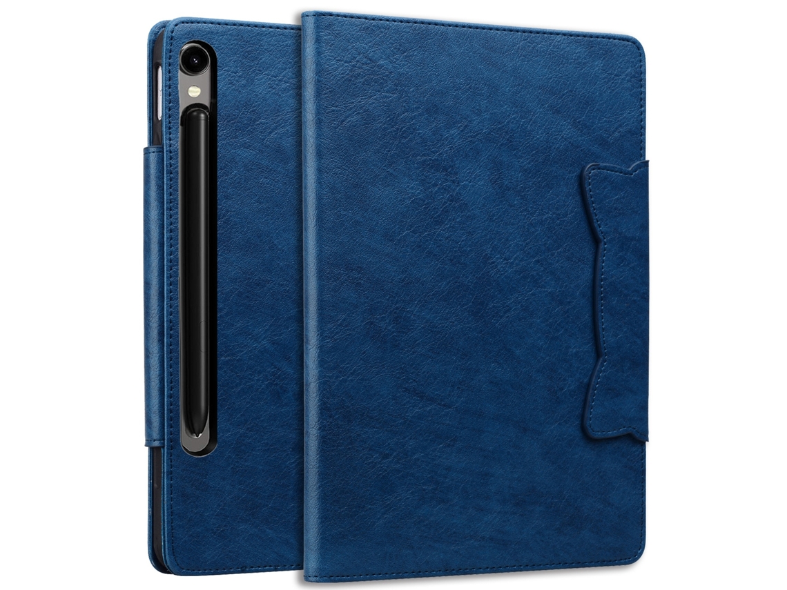 Elysve Capa Telemóvel 11 Polegadas, Com Design De Compartimento Para Cartões Azul Escuro (sm X510)