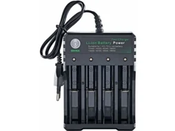 Lurelia Carregador De Bateria 110v 240v 3,6v 3,7v 1,2v Para Baterias De Lítio Automático