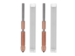 Bico De Impressora 3d Quick Swap 0.6mm Tri Metal Para Ender 3 V3 Substituição Aço Temperado Cobre Titânio