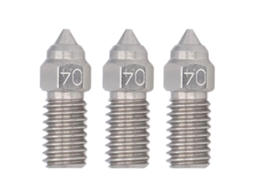 Bico De Impressora 3d De Aço Inoxidável 3 Buracos 0.4mm Para Neptune 4 4pro Resistente À Alta Temperatura