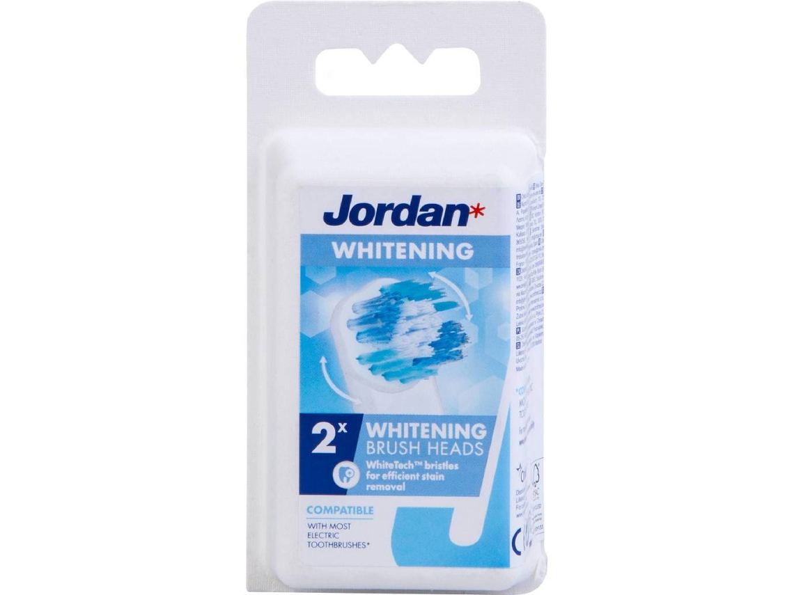 Recarga Escova de Dentes Elétrica Whitening JORDAN emb. 2 un