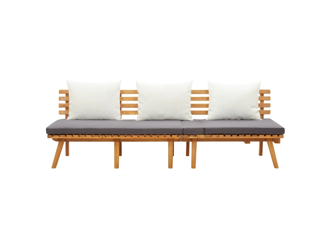Banco de Jardim 200x65 Cm Madeira de Acácia Maciça MAISON EXCLUSIVE