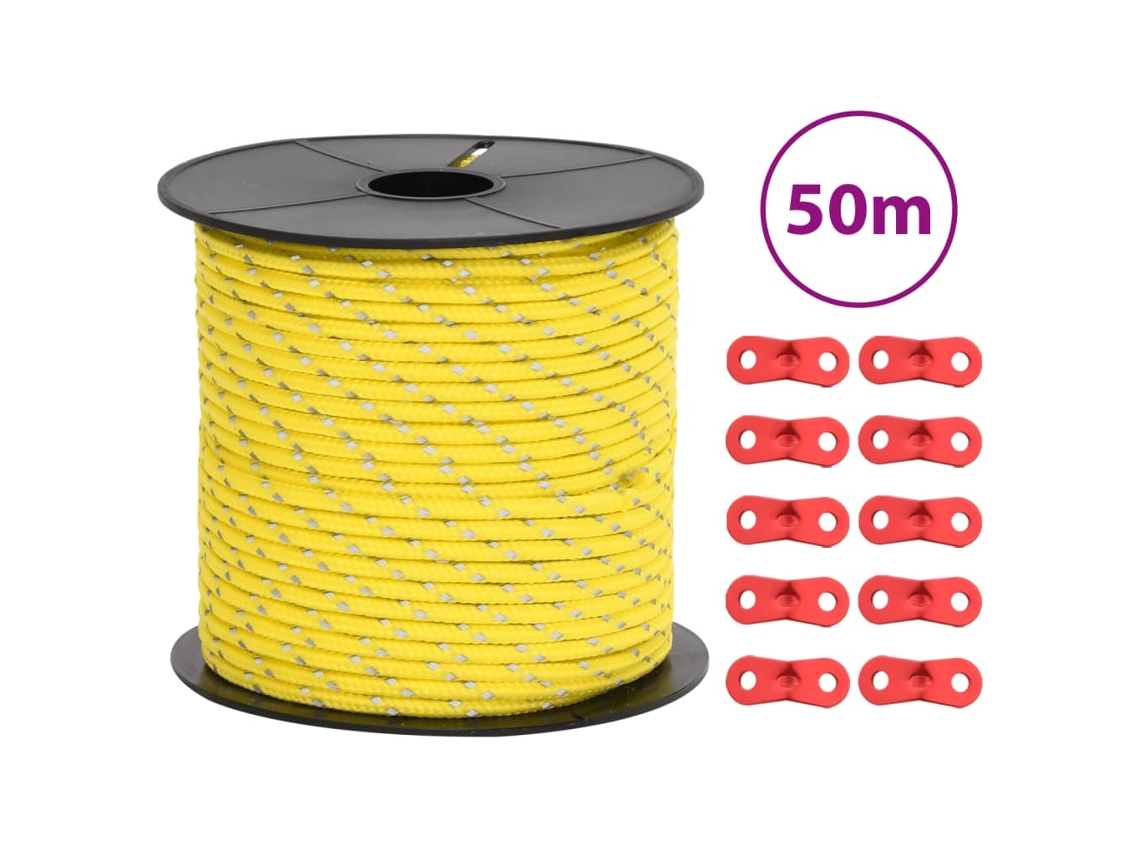 Corda de tenda VIDAXL (4 mm)