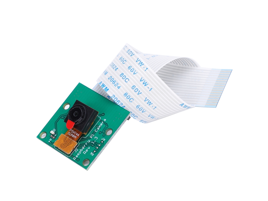 Laxiscreed Câmera Verde Compatível Com Raspberry Pi 4 E 3b, 5mp, Cabo De 15cm Para Projetos De Captura De Imagem