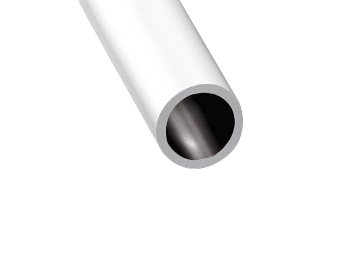Jardin202 - Perfil De Aluminio Blanco - Tubo Redondo - X3 Unds - 2'10m 30 Mm | 30 Mm ()
