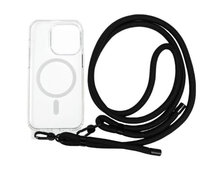Capa Clear Magsafe Com Cordão De Origem Móvel Para Iphone 14 Pro