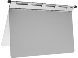 Prancheta Tofficu A4 Em Aço Inoxidável, Com Suporte Rígido Vertical E Lateral Documentos Médicos, Ideal Uso