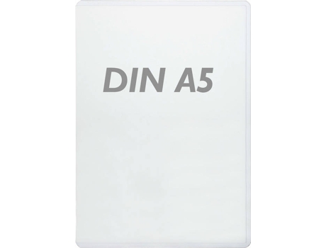 Porta Documentos A5  PrimeMatik Transparente (21x14.8cm)