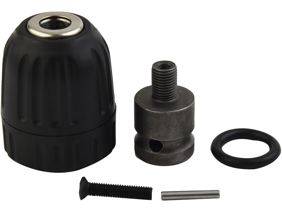 Mandril Sem Chave De 0,8 A 10 Mm Com Rosca 3/8-24unf E Para Encaixe Quadrado 1,27 Cm, Em Metal, 1050 W Ou Mais