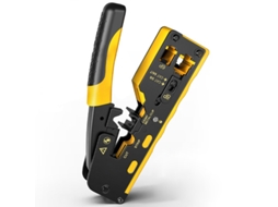 (amarelo) Alicate De Crimpagem Profissional Rj45, Tipo De Conector Modular De Passagem Direta
