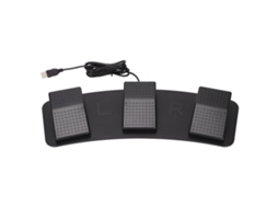 Pedal Usb Lurelia Compatível Com Windows, Ligação Usb, Em Aço, Perfil Compacto