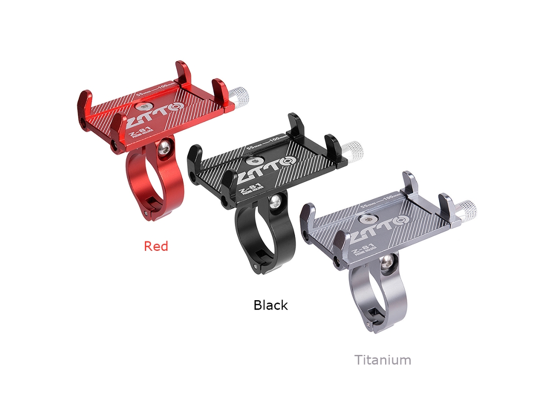 Suporte De Telefone Para Bicicleta De Alumínio, Suporte Para Moto E Bicicleta Mtb Estrada, Montagem No Guidão Para Gps E Móvel