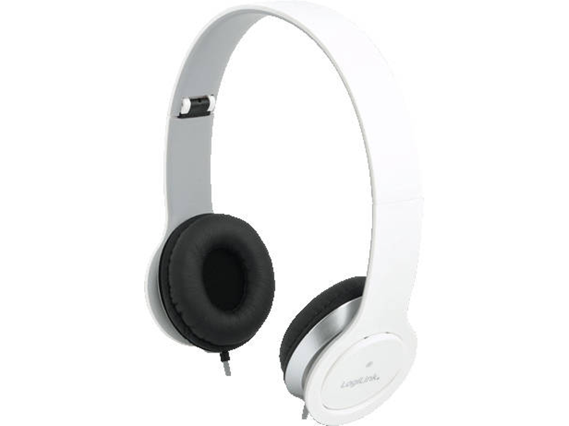 Auscultadores com Fio LOGILINK HS0029 (On Ear - Multiplataforma - Branco)
