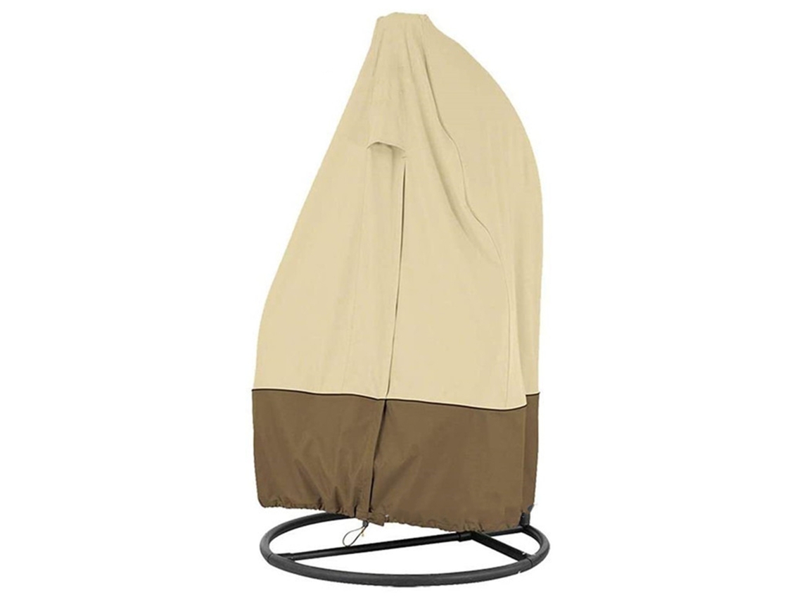 Cadeira de Camping AQUAFORGE, Dobrável, com Bolsa, Tecido Oxford, para Praia, Piquenique, Cor Cáqui