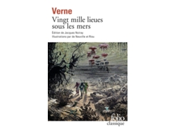 Livro Vingt Mille Lieues Sous Les Mers de Jules Verne (Francês)