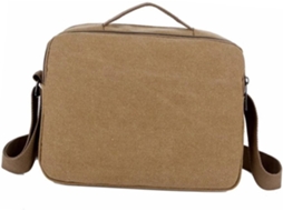Bolsa De Ombro Masculina Em Lona, Com Compartimento Ajustável Para Uso Diário, Cor Aleatória.