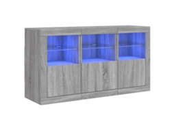 Sideboard, Sideboards Vidaxl Cinzeto Madeira Processada (n/a)