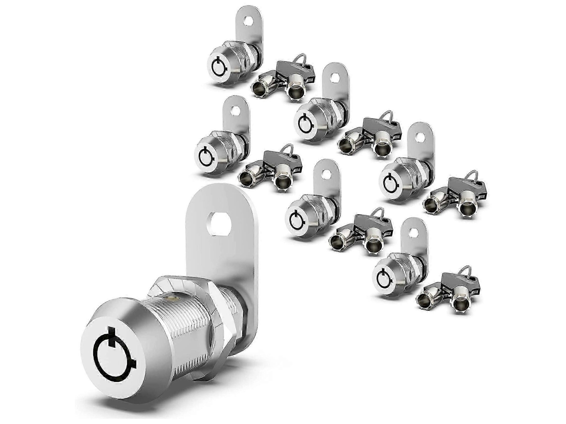 Pacote Com 6 Travas De Came Atualizadas Para Portas De Armazenamento De Rv Travas Iguais, 5/8 Polegadas Aquaforge