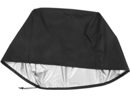 Capa Protetora Inoomp para Gerador, Preta, Feita de Tecido Oxford 420d, Às Intempéries e Robusta, para Uso Externo em CHABERLU