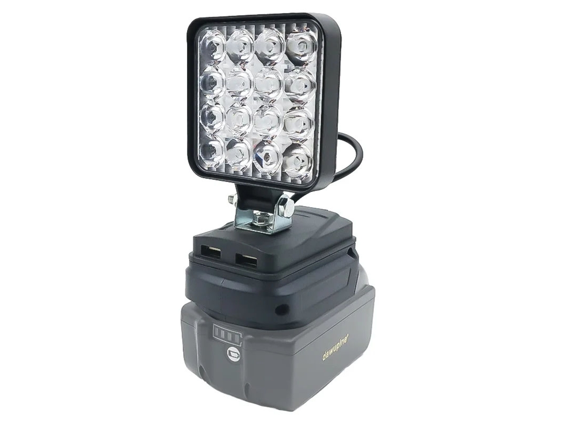 Luz De Trabalho Portátil Led De 4 Polegadas Alimentada Por Bateria, Luz Externa Sem Fio Mdug