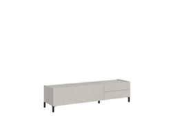 Suporte para TV com 1 suporte retrátil/2 gavetas 160x42x40 cm Solaria Cashmere