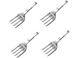 Topbathy Conjunto de 4 Peças Ferramentas Jardim Besportble: Ancinho, Coletor Folhas, Cultivador Grama, Garfo