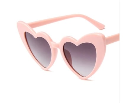 Óculos de Sol de Mulher KJEHOME New Peach Heart Love Rosa