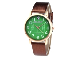 Reloj Hombre De Cuero Pu De Moda Casual 4 Colores Con Cuarzo Y Aleación Marrón
