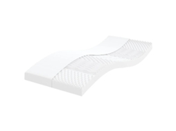 Vidaxl Colchão De Espuma 100x210 Cm 7 Zonas Dureza 20 Ild Branco