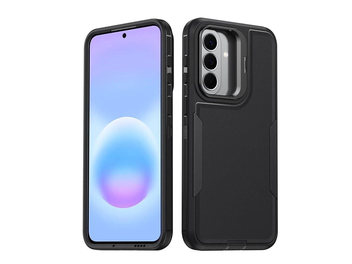 Capa Para Samsung Galaxy A57 Com Suporte Para Lente,preto Gertiz