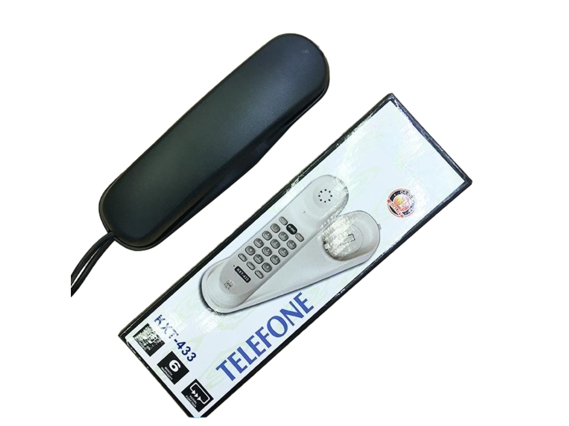 Telefones Residenciais Com Fio Telefone Fixo De Mesa/montável Na Parede Economia De Espaço Brilvibera
