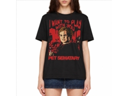 Rockinstone Pet Sematary Movie I Want To Play Black Adult T-shirt Size:xxxl