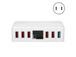 Carregador Usb LAXISCREED com Display Digital e Fast Charge