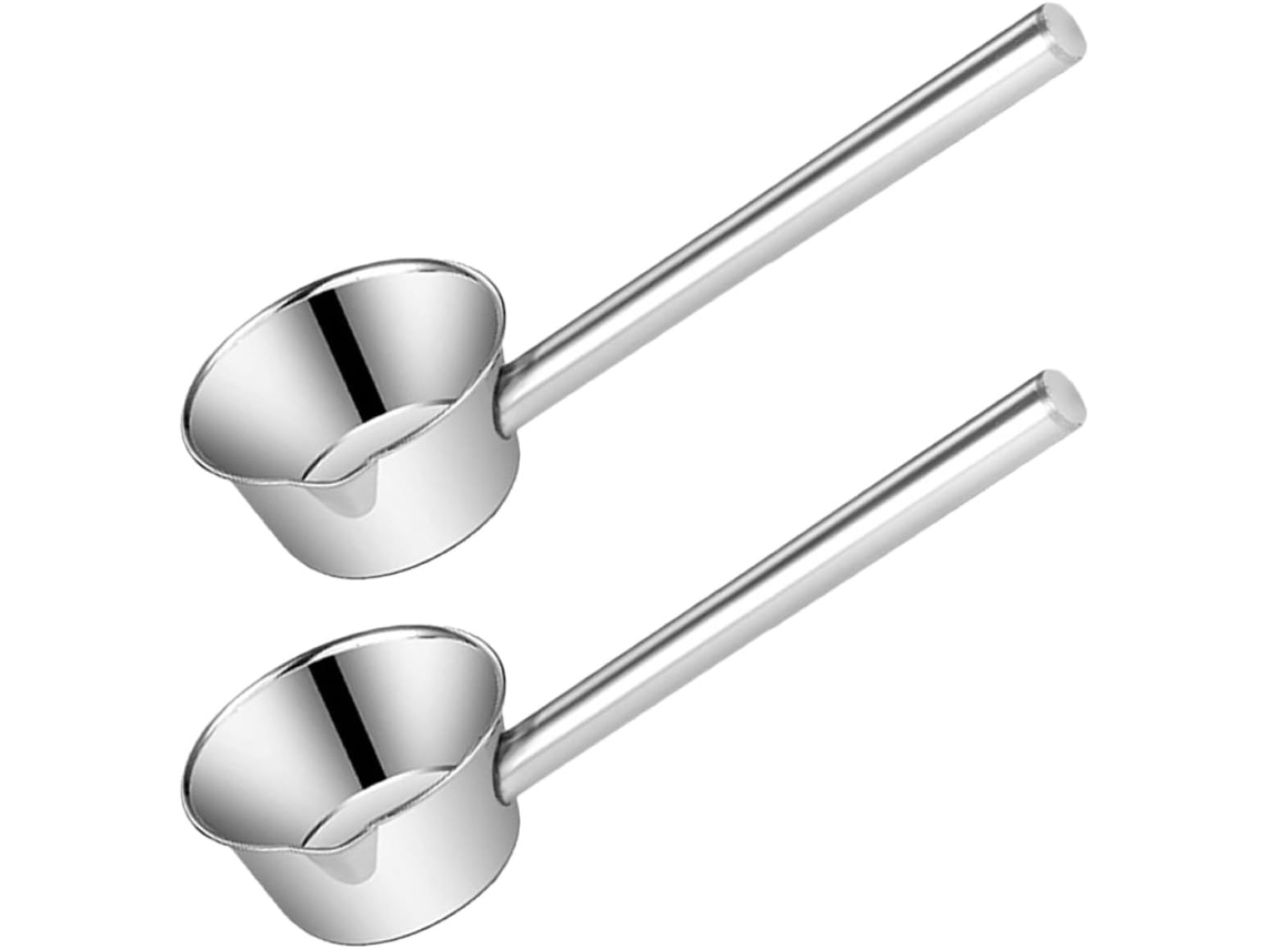 Conjunto Prateado Resistente Para Cozinha.