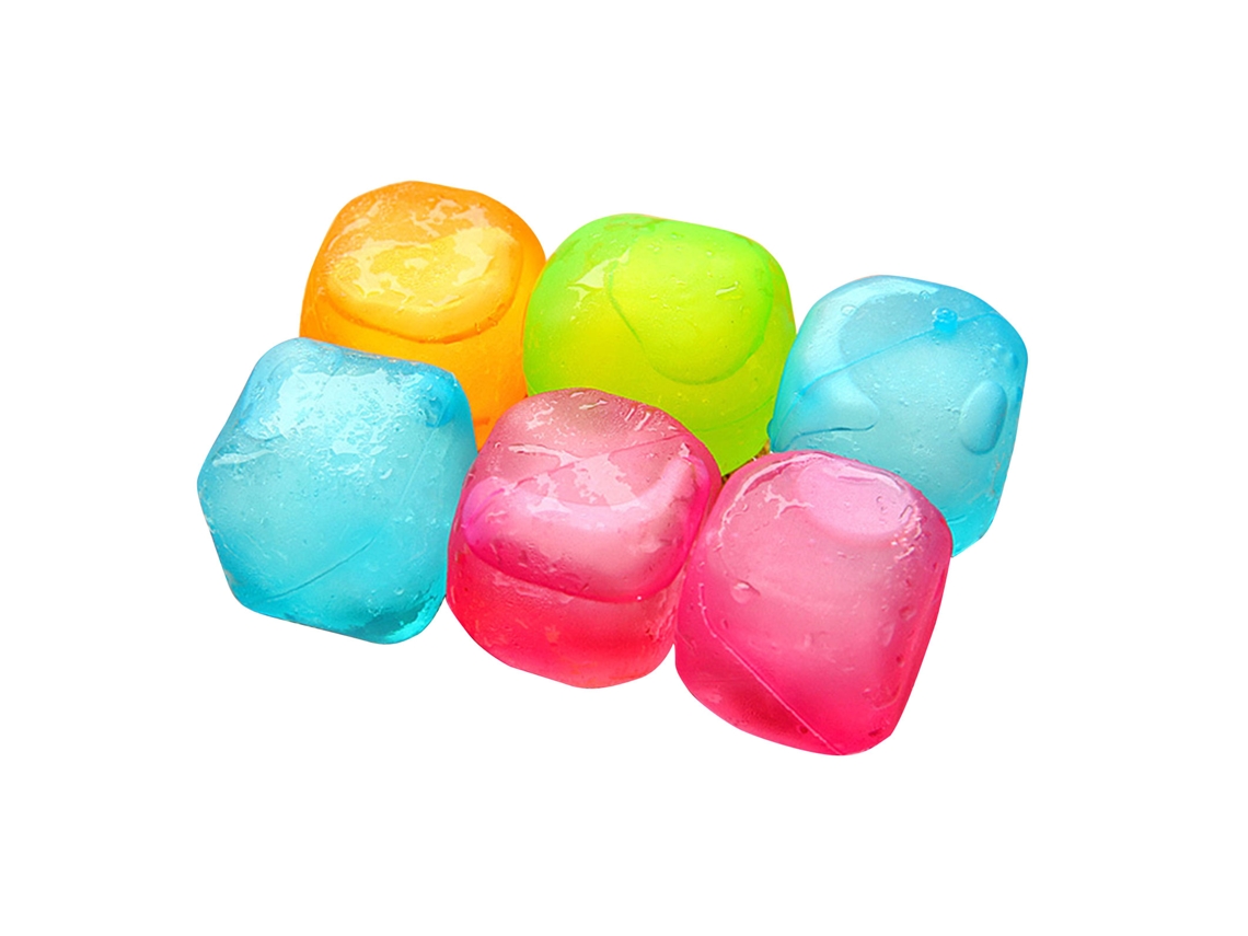 30 Cubos de Gelo Coloridos Reutilizáveis LAXISCREED