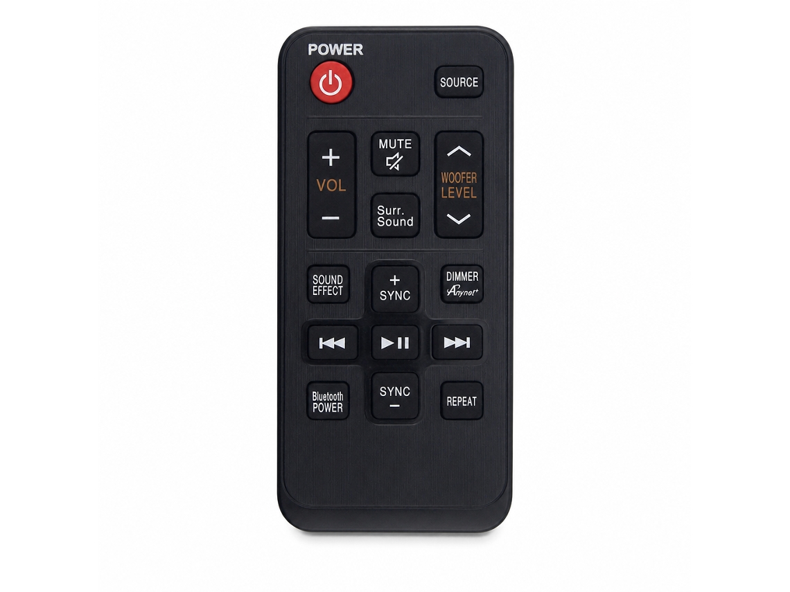 Comando À Distância Para Barra De Som Compatível Com Samsung Ah59-02615a_zhd