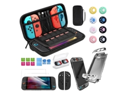 Adequado Bolsa De Armazenamento Para Switch2 Bolsa De Transporte Portátil Com Capa Rígida, Tampa Basculante, Vidro Temperado E Capa Protetora Cuich
