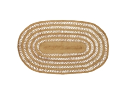 Conjunto 1 Tapete De Área Vidaxl Castanho Juta (205 X 305 Cm)
