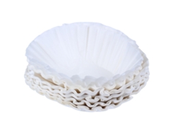 500 Unidades De Folhas 25 Cm Para Filtro Café Comercial Americano, Cesto Acessórios Wellngs