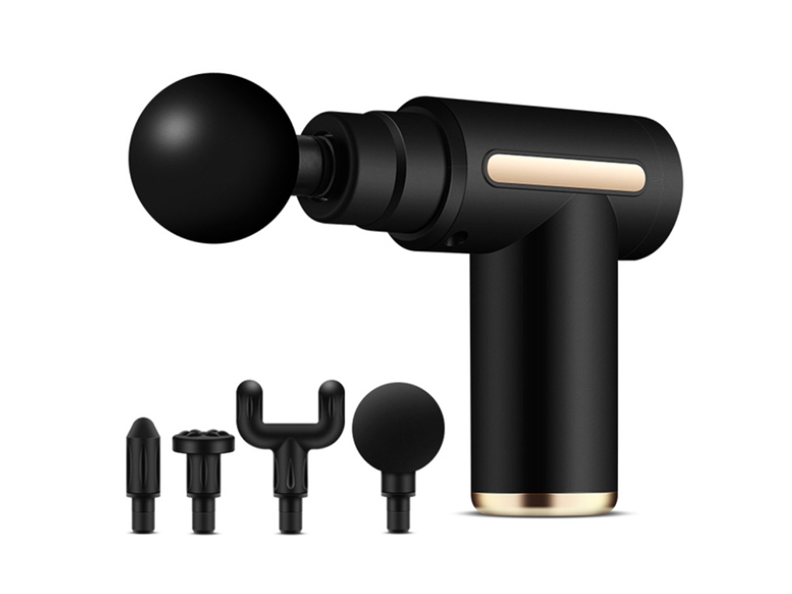 Massageador Corporal Elétrico de 4 Velocidades com Percussão Profunda nos Tecidos e Massagem Desportiva. Brilvibera