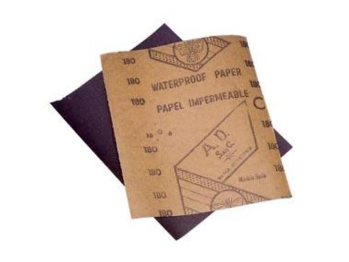 Pliego lija agua impermeable 180