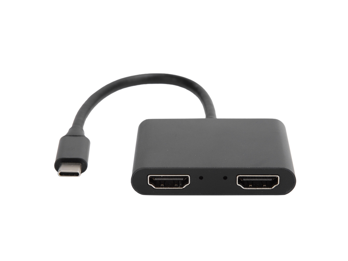 Adaptador Conversor Usb C Para Duas Hdmi 3.0 4k A 30hz Ay100