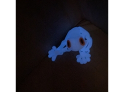 Ímãs De Geladeira Impressos Em 3d, Sapo Magnético, Tecnologia Preta Popular, Ornamento Articulado, Brinquedo De Dragão Luminoso, 2 Aquaforge