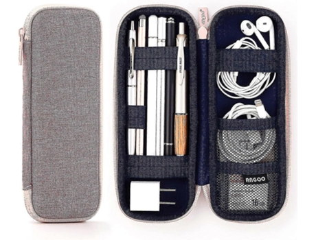 Estojo Porta-lápis Shxx Para Apple Pencil, Estojo Rígido Em Eva Para Ipad Pro, Cabo Usb, Fone De Ouvido, Caneta Tinteiro Rosa Bd-yxt37