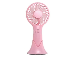 Ventilador Pequeno Rosa com 3 Velocidades BRILVIBERA