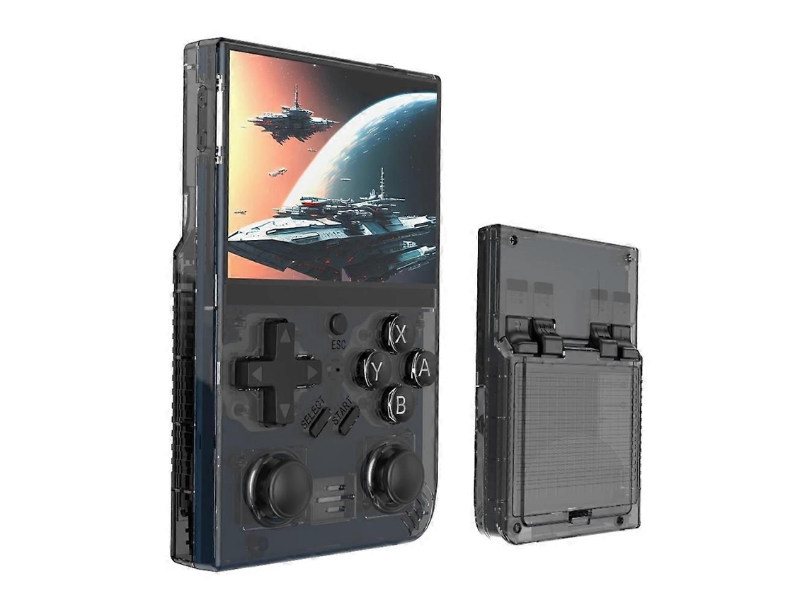 Console de Videogame Retrô R35plus 64g com Mais 10.000 Jogos, Tela Ips 3,5 Polegadas, Sistema Linux para Psp e Ps1 . GOKOCO
