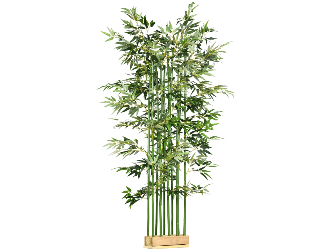 Bambu Artificial 180cm Vaso Pinho Verde Int/ext VELTRIX