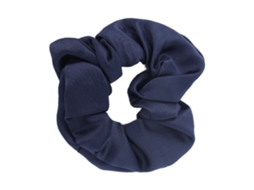 Elásticos de cabelo de tecido macio em cor sólida, modelo 2026, acessórios de cabelo grandes e charmosos, scrunchies azul-escuro.