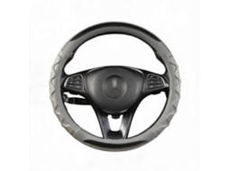 Capa Universal para Volante de Carro, Respirável e Antiderrapante Serve para Diâmetro de 38 Cm DIGITALLAB (cinza)