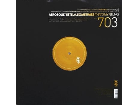 Vinil Sometimes Thats My Feeling Vendetta Records
